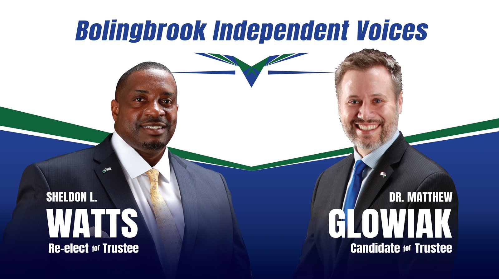 Introducing YOUR Bolingbrook Independent Voices. VOTE APRIL 4TH!